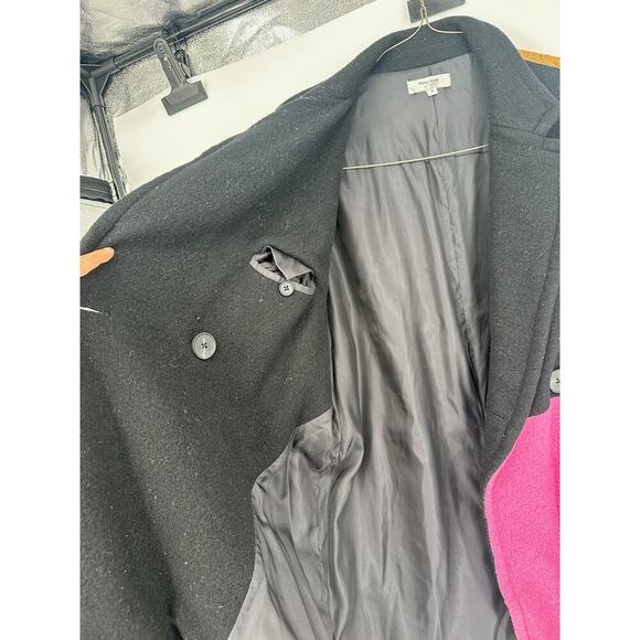 Peter Som Collective Colorblock Wool Coat - Picture 8 of 11
